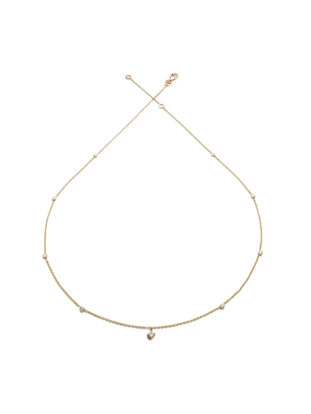 We by WHITEbIRD 18K yellow gold Holly diamond necklace | Image 2