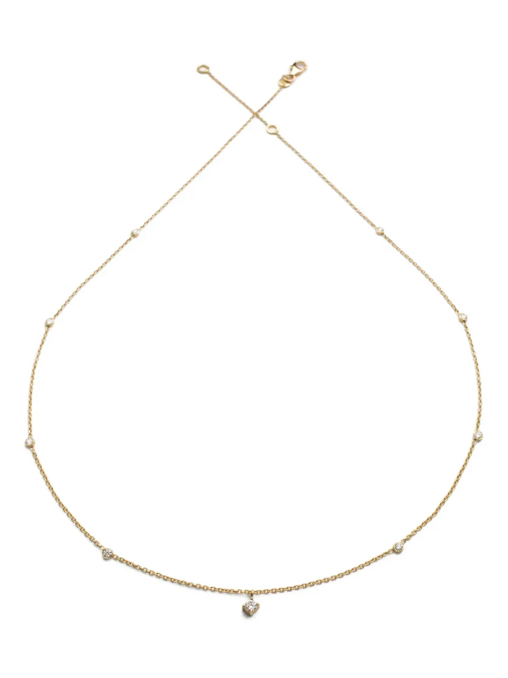 We by WHITEbIRD 18K yellow gold Holly diamond necklace - イエロー We by WHITEbIRD 18K yellow gold Holly diamond necklace - イエロー