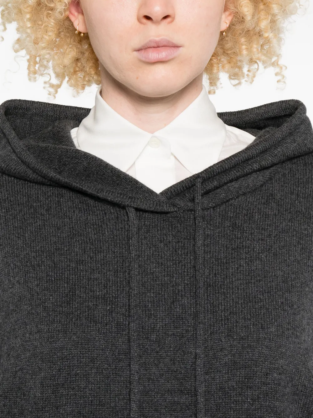 Antonelli Hoodie With Long Sleeves In Gray