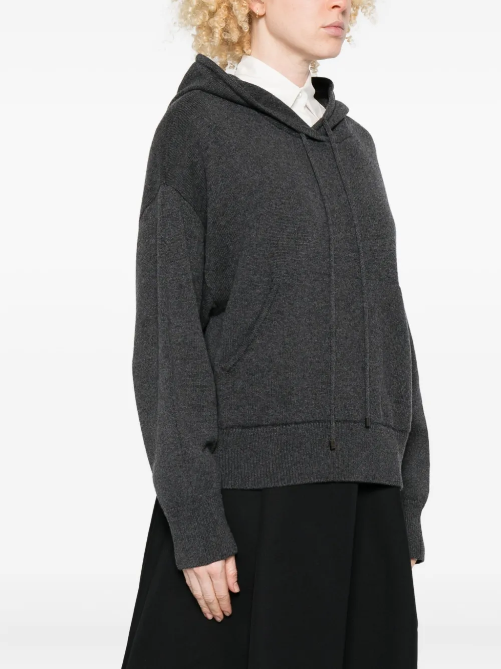 Antonelli Hoodie With Long Sleeves In Gray