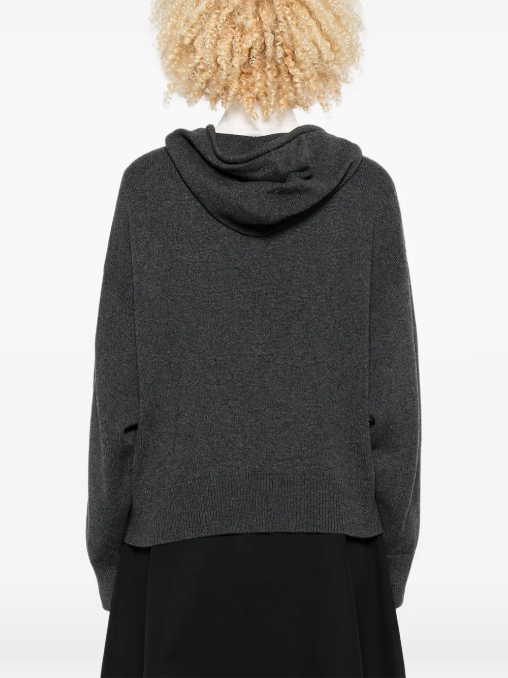 Antonelli Hoodie met buidelzak Zwart