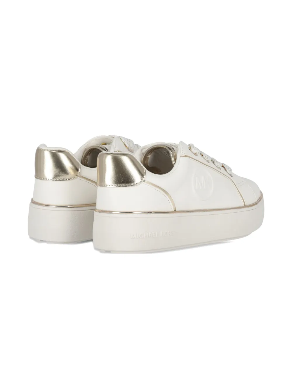 Michael Kors Kids logo-embellished platform sneakers White