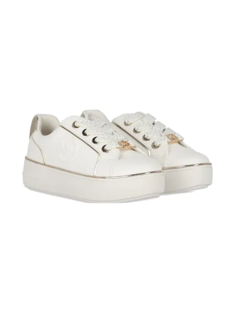 Michael Kors Kids baskets plateforme à logo strassé