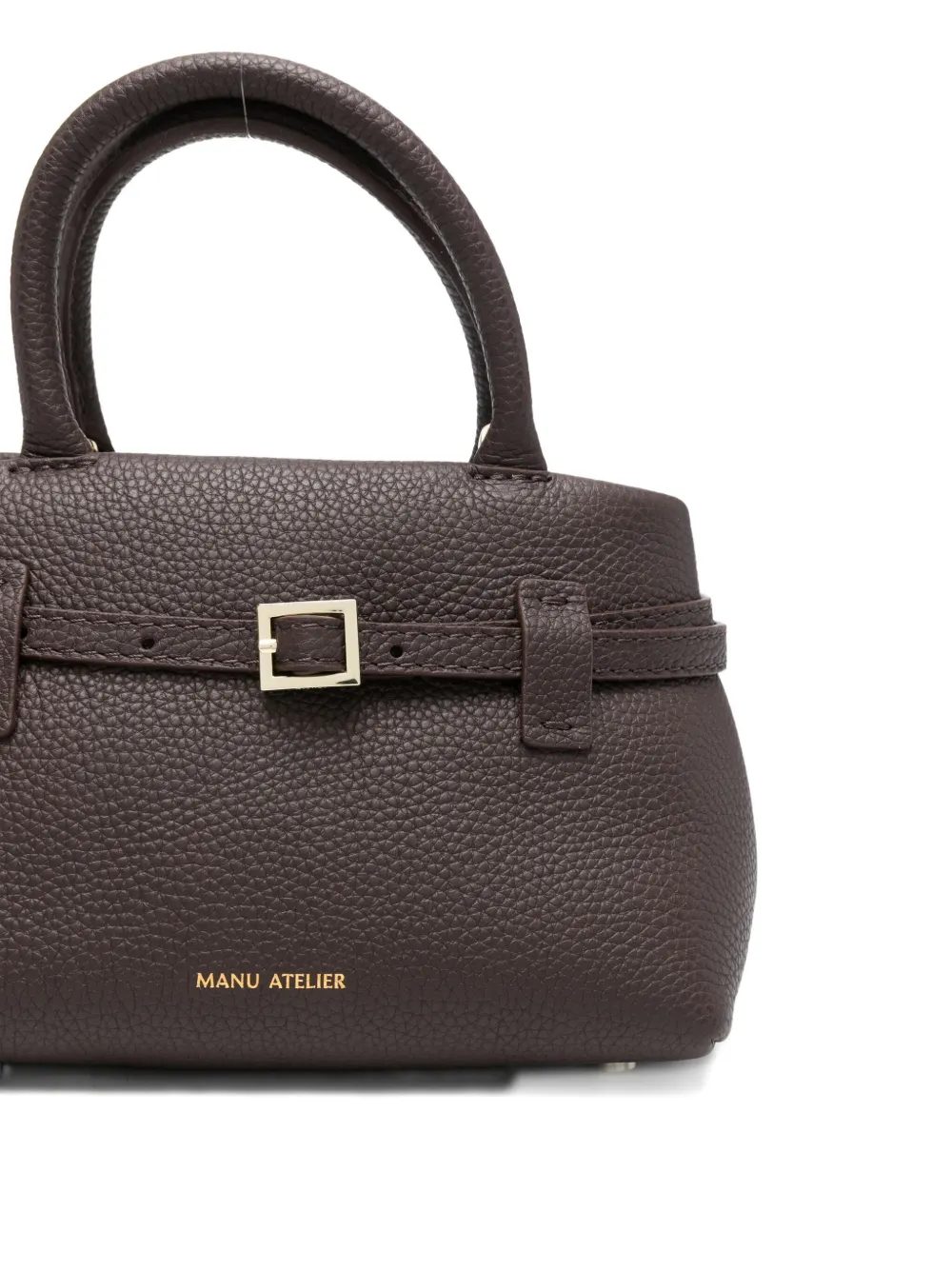 Manu Atelier Le Cambon 25 Tote Bag In Brown
