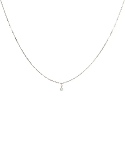 We by WHITEbIRD 18K white gold Capucine diamond necklace