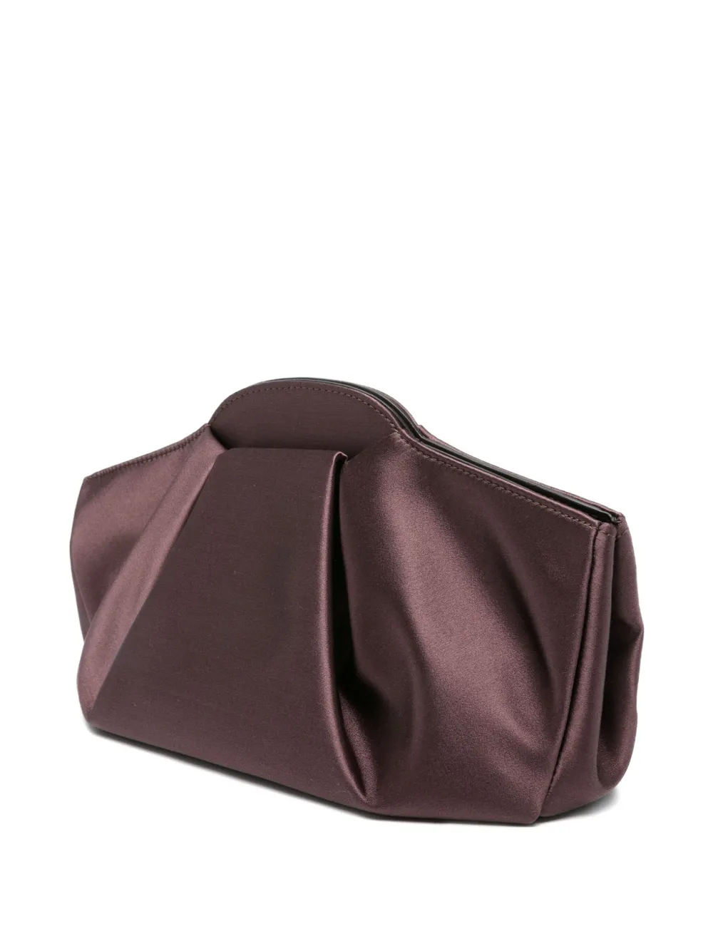 Giuseppe Zanotti crystal-embellished silk clutch - Paars