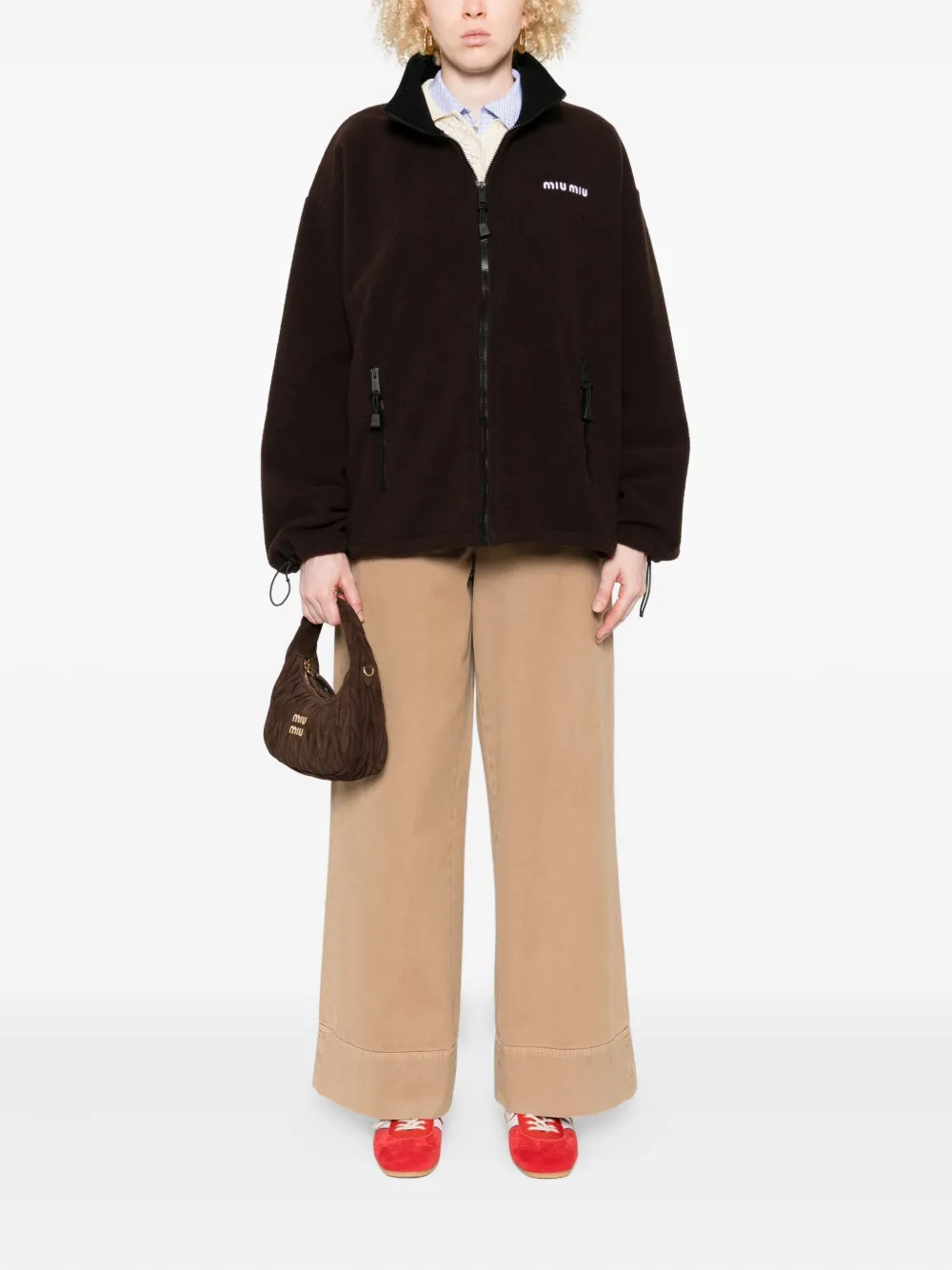 Miu Miu Felpa con zip | Felpe | Image 2