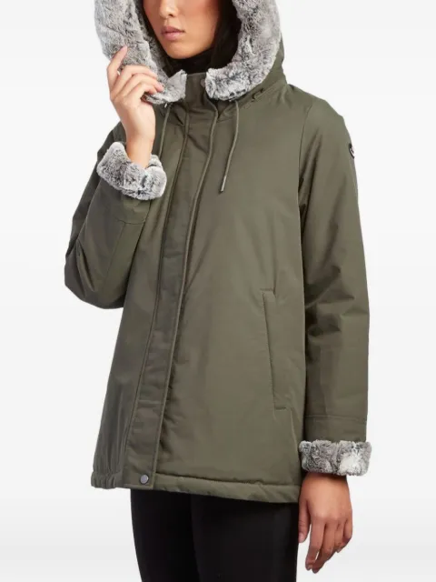 Canadiens faux-fur-trimmed hooded coat