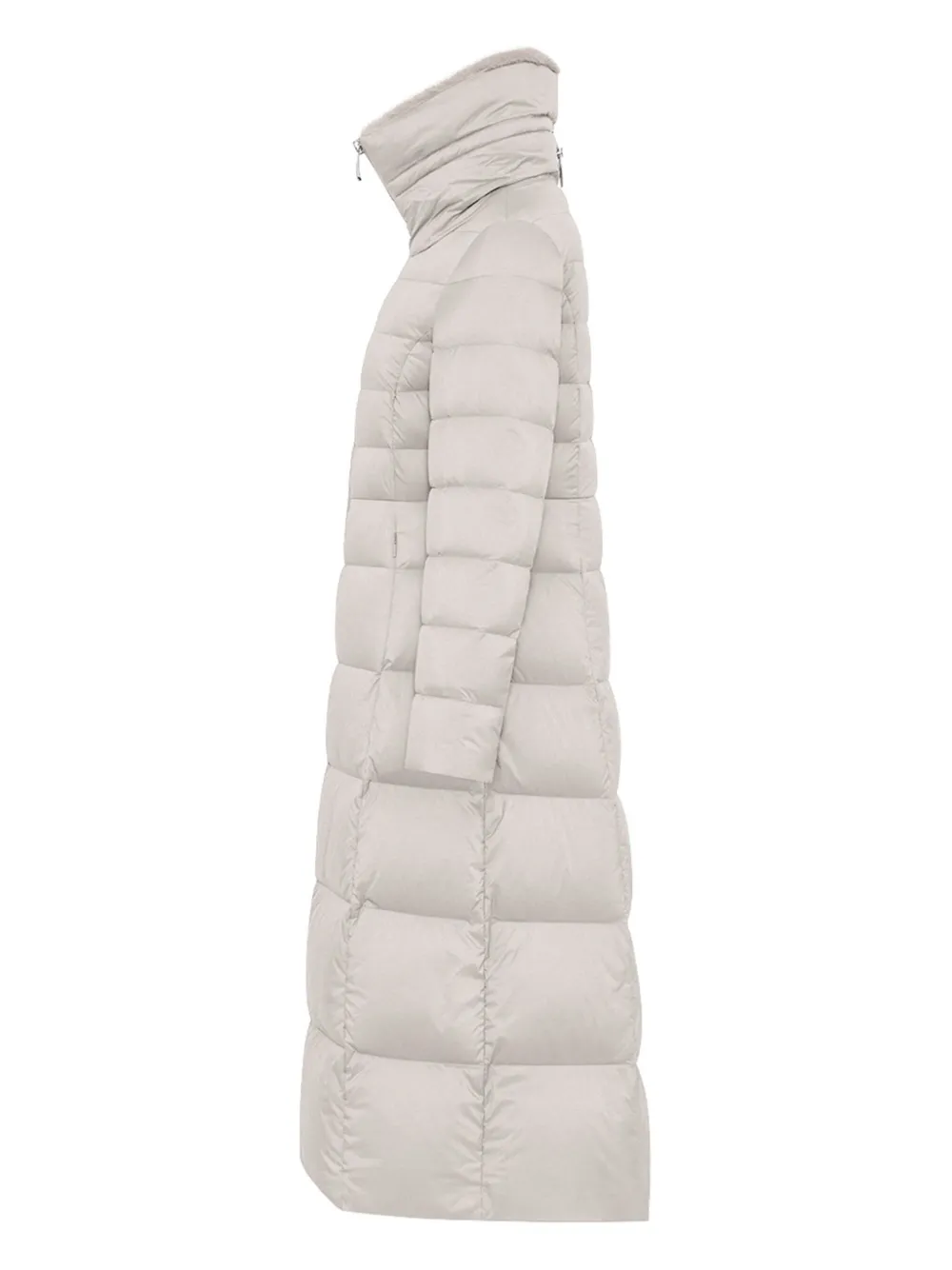 Duno Stand-collar Quilted Down Jacket In Neutral