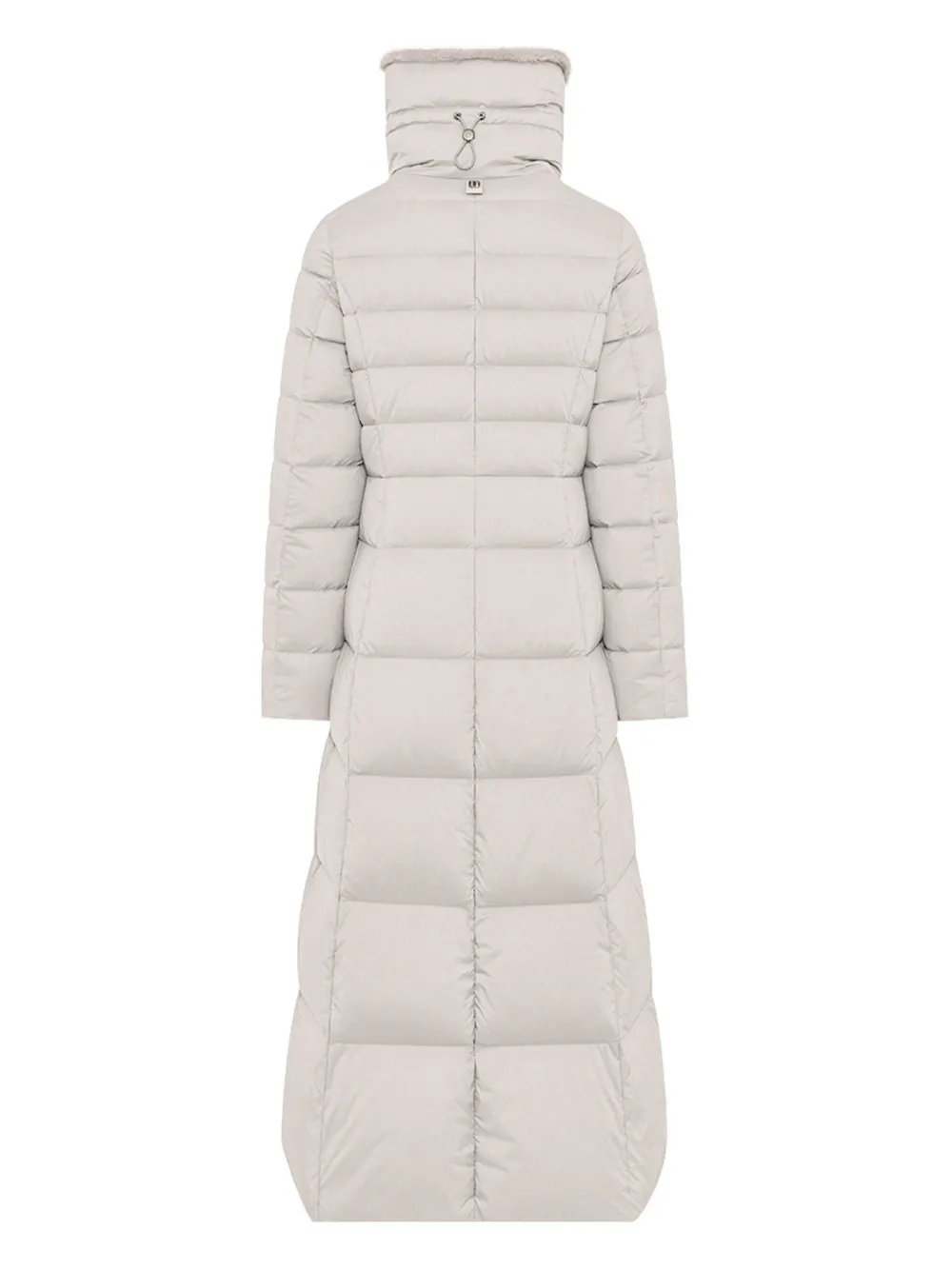 Duno Gewatteerd donsjack met opstaande kraag - Beige