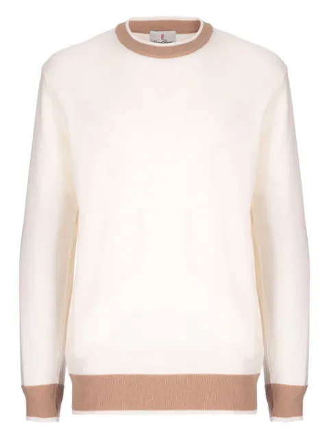 CONTE OF FLORENCE crew-neck wool jumper