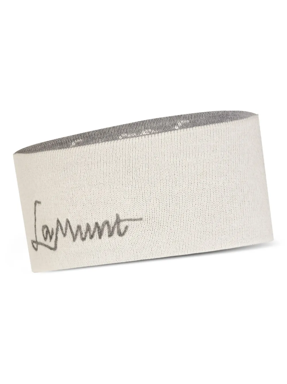 LAMUNT logo-embroidered headband | Neutrals | Image 1
