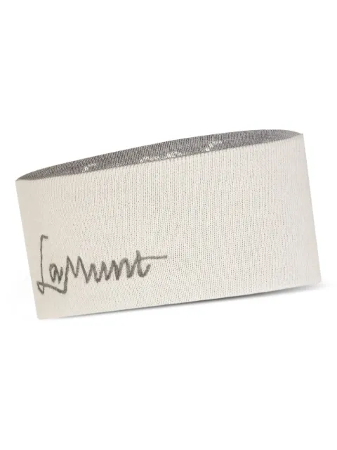 LAMUNT logo-embroidered headband