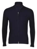 Gran Sasso ribbed zip-up cardigan - Blue