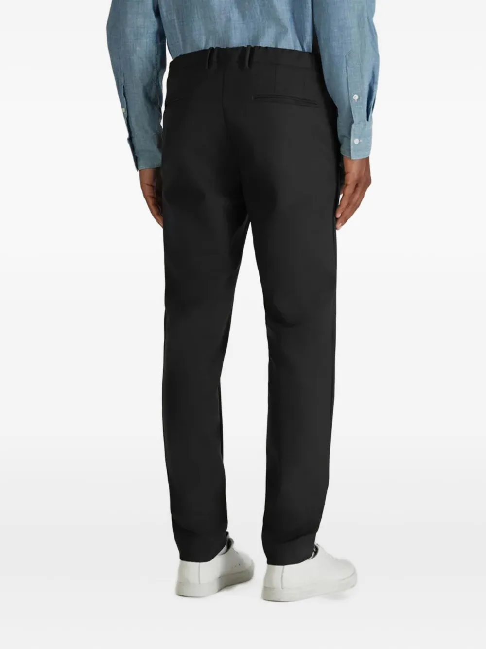 Incotex Button-fastening Trousers In Black