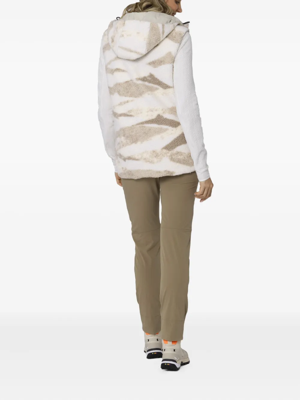 Lamunt Sabine Quilted Reversible Vest In White