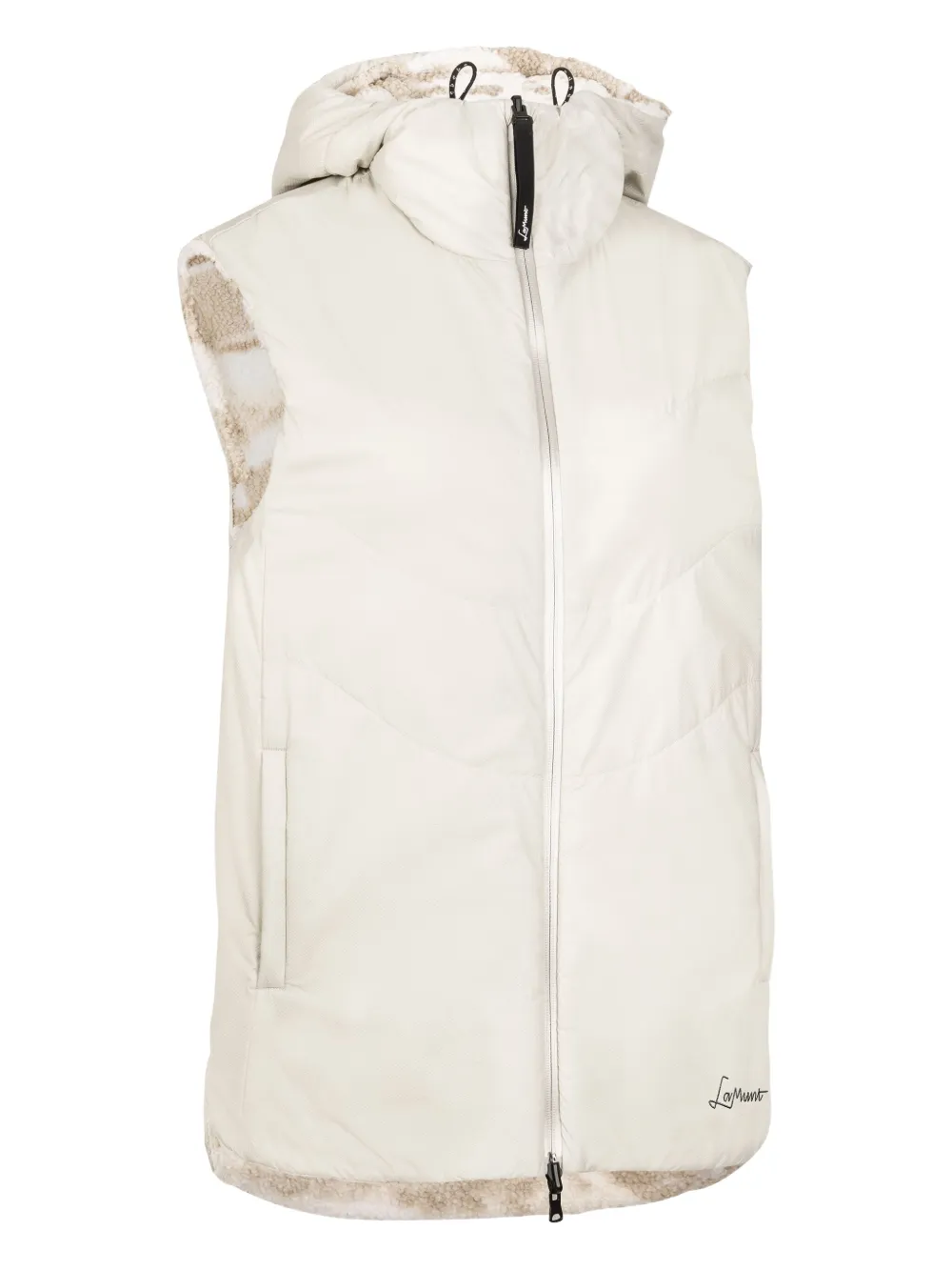 LAMUNT Sabine quilted reversible vest | Neutrals | Image 1