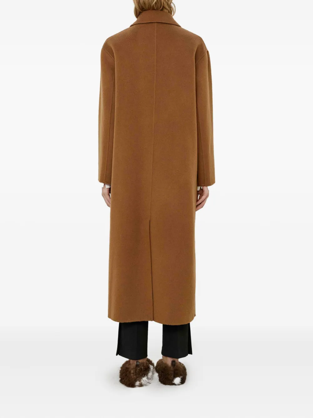 Meimeij Double-breasted Coat In Brown