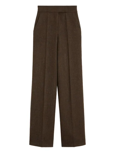 Max Mara pleated wide-leg trousers