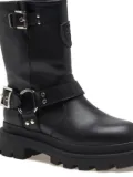 Blauer buckle-strap platform boots - Black