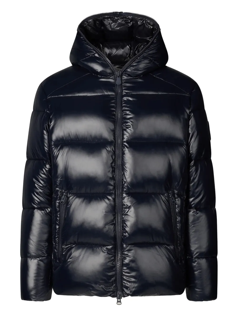 Save The Duck hooded puffer jacket - ブルー Save The Duck hooded puffer jacket - ブルー