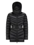 CAPE HORN hooded belted puffer jacket - Black