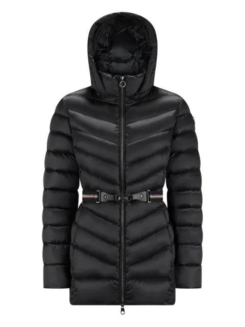 CAPE HORN hooded belted puffer jacket