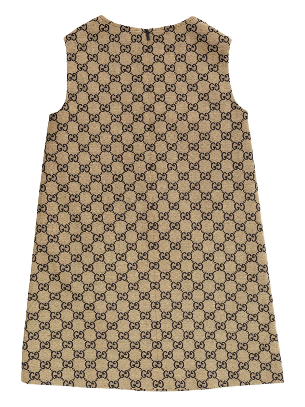 GUCCI 女の子ノースリーブワンピース　110 GUCCI - グッチ ノースリーブワンピース 110cm キッズ 女児 ベージュ