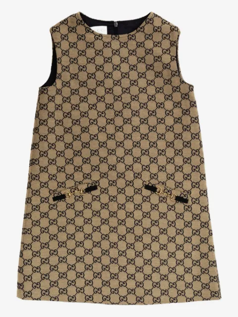 Gucci Kids GG-pattern sleeveless dress