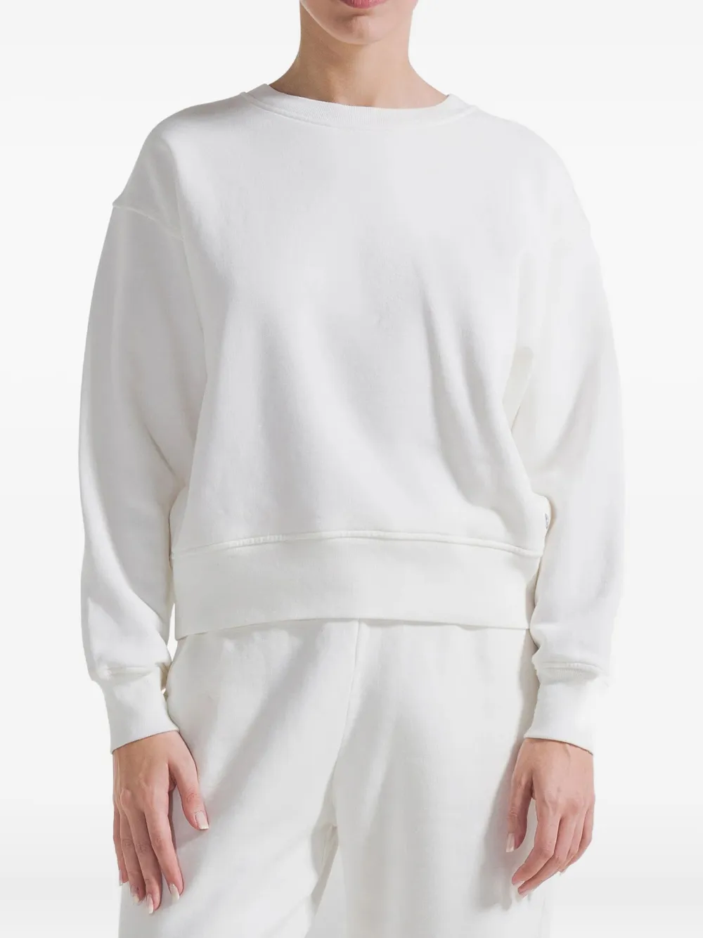 Deha Crew-neck Sweater In White