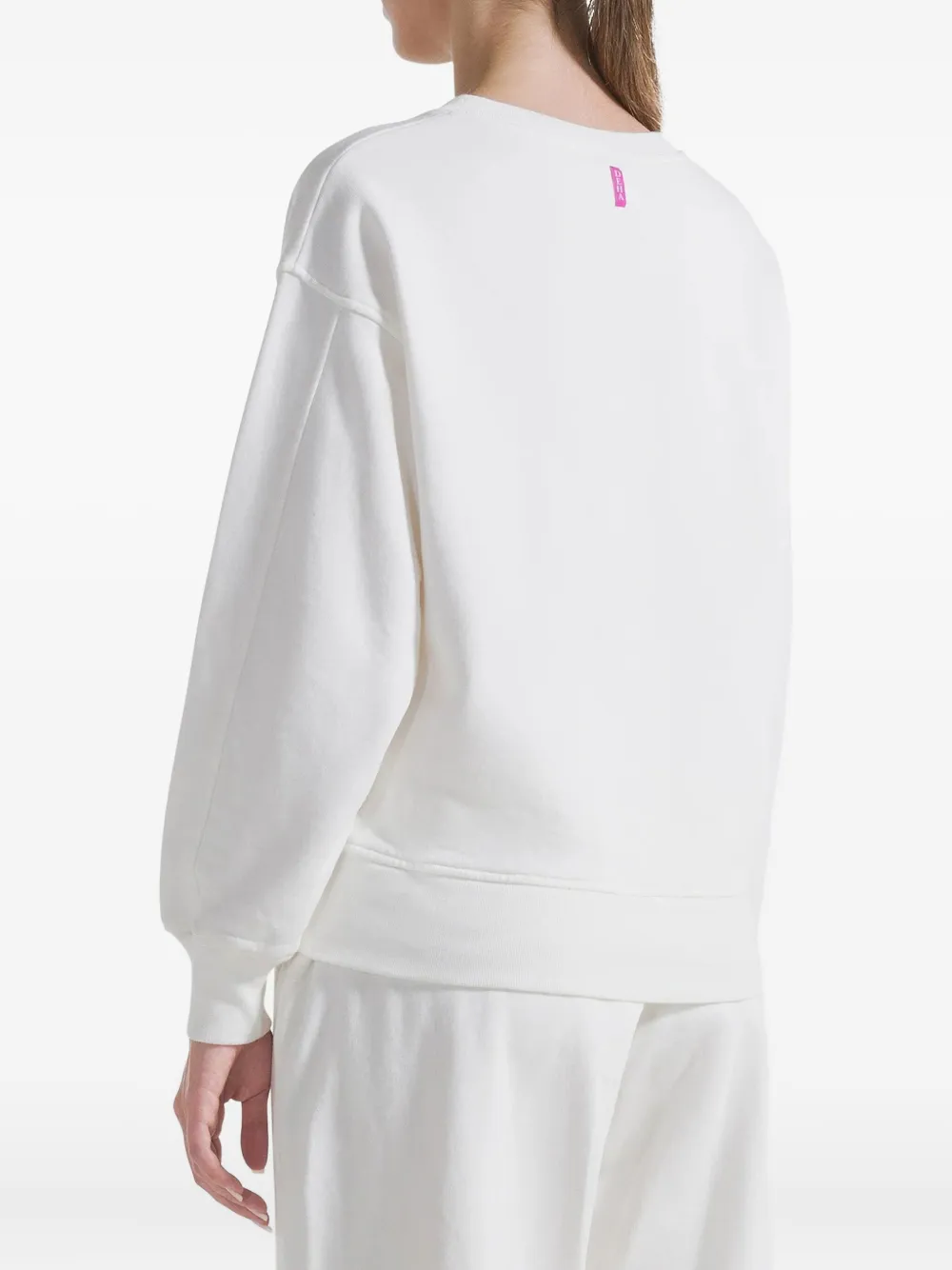 Deha Crew-neck Sweater In White