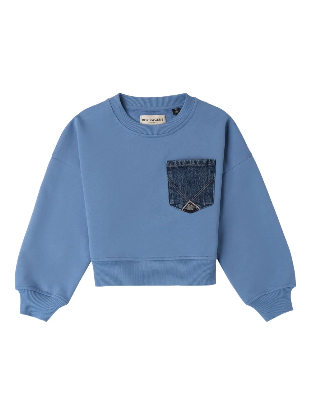 Roy Rogers Kids denim-pocket sweatshirt - Blue