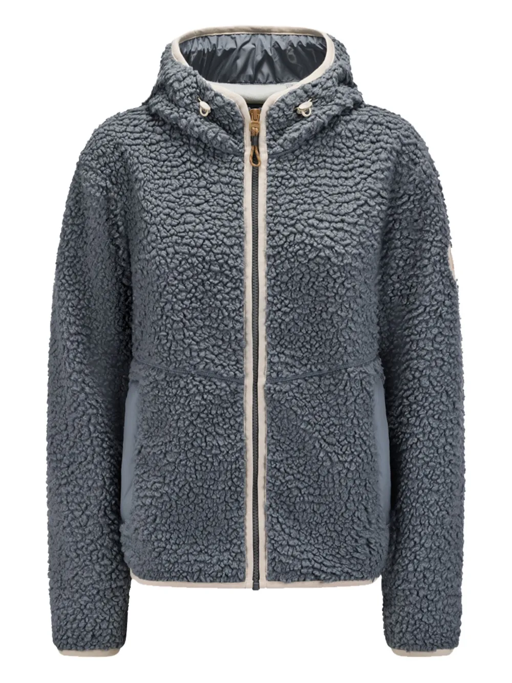 CAPE HORN teddy-fleece hooded jacket | Blue | Image 1