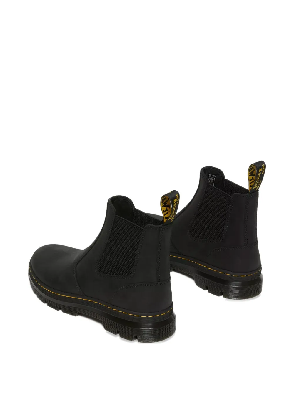 Dr. Martens elastic-panel leather boots Black