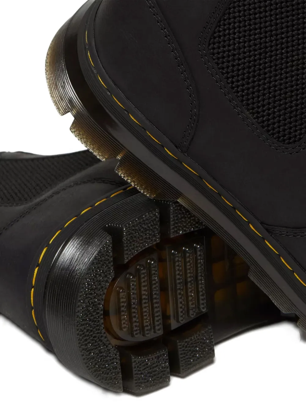 Dr. Martens elastic-panel leather boots Black