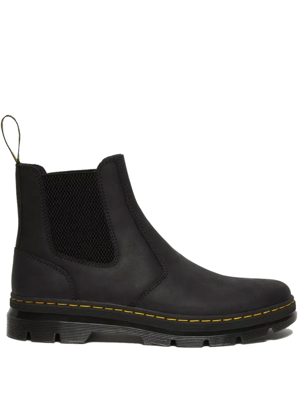 Dr. Martens elastic-panel leather boots Black