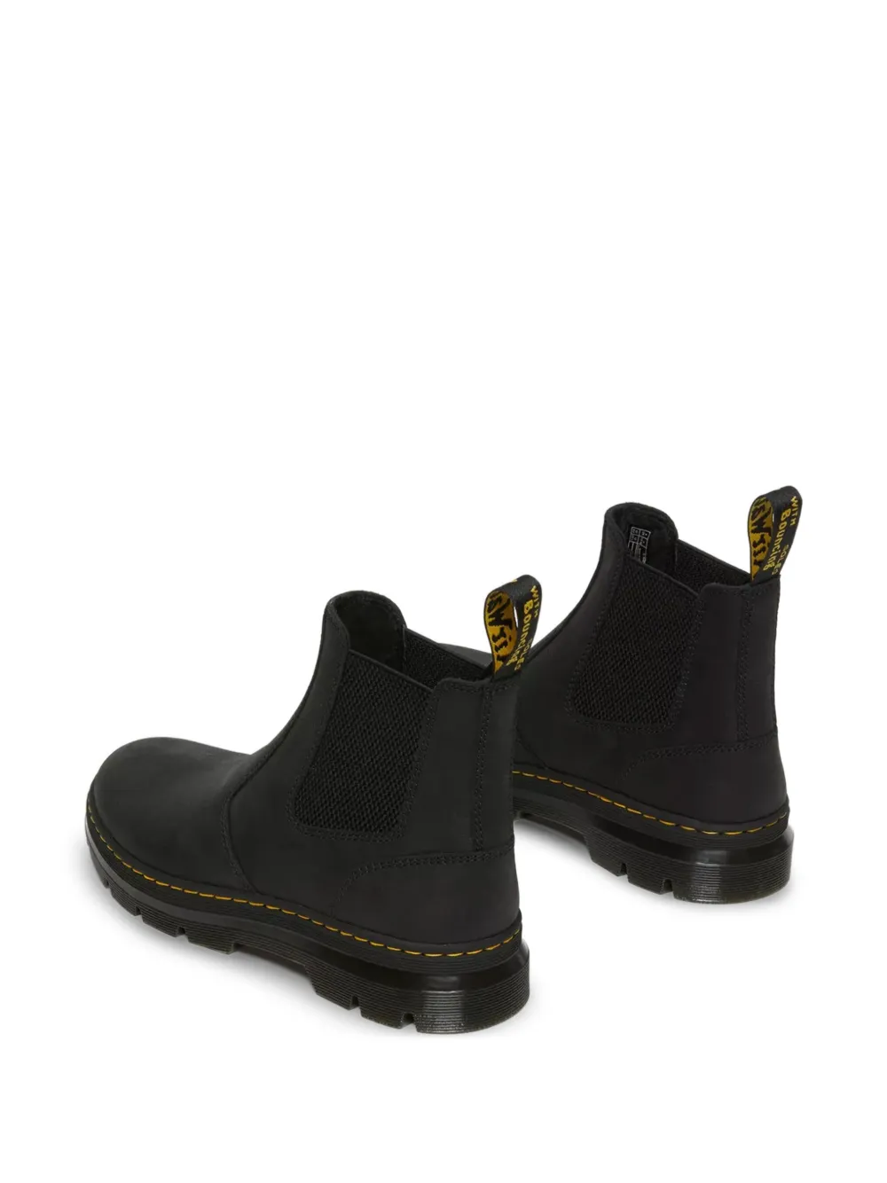 Dr. Martens elastic-panel leather boots Black