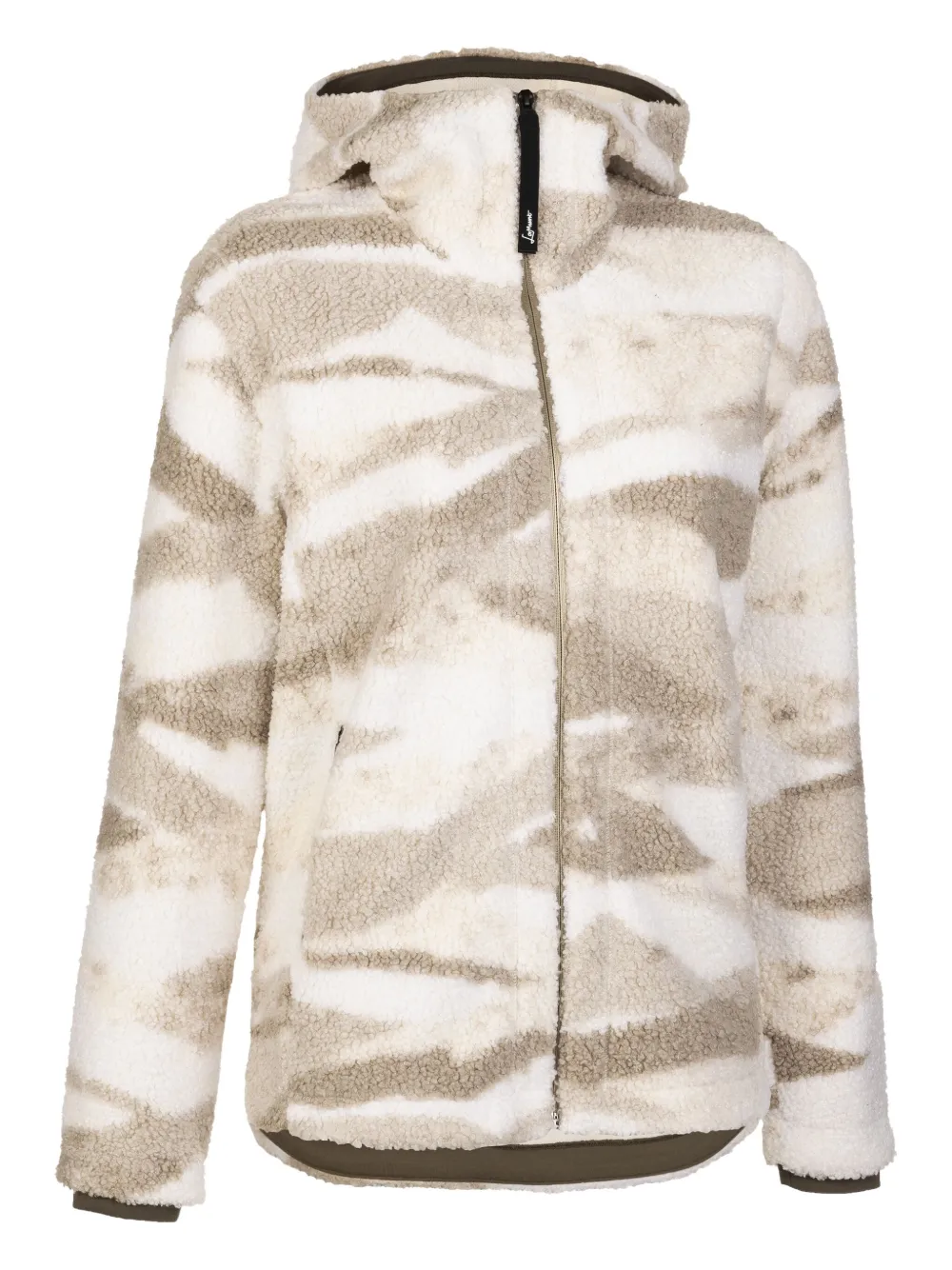 Lamunt Hooded Zip-fastening Jacket In Neutral