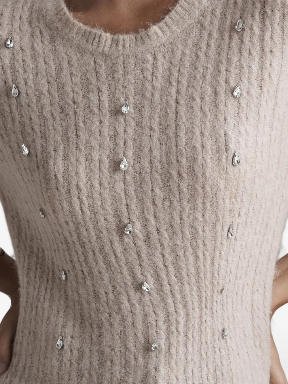 PHO FIRENZE embellished cable-knit top | T-Shirts & Jersey Shirts | Image 2