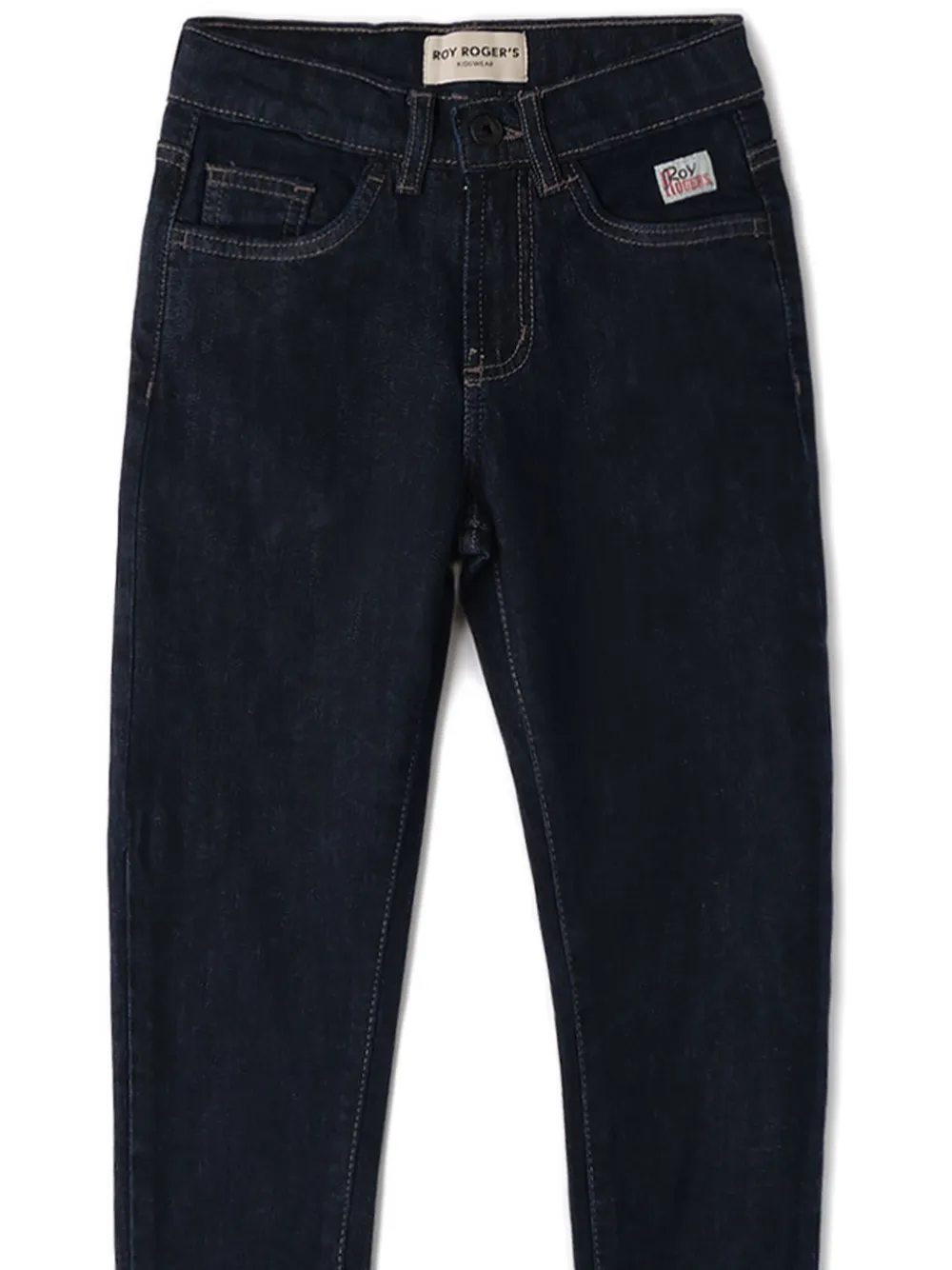 Roy Rogers Logo-patch Jeans In Blue