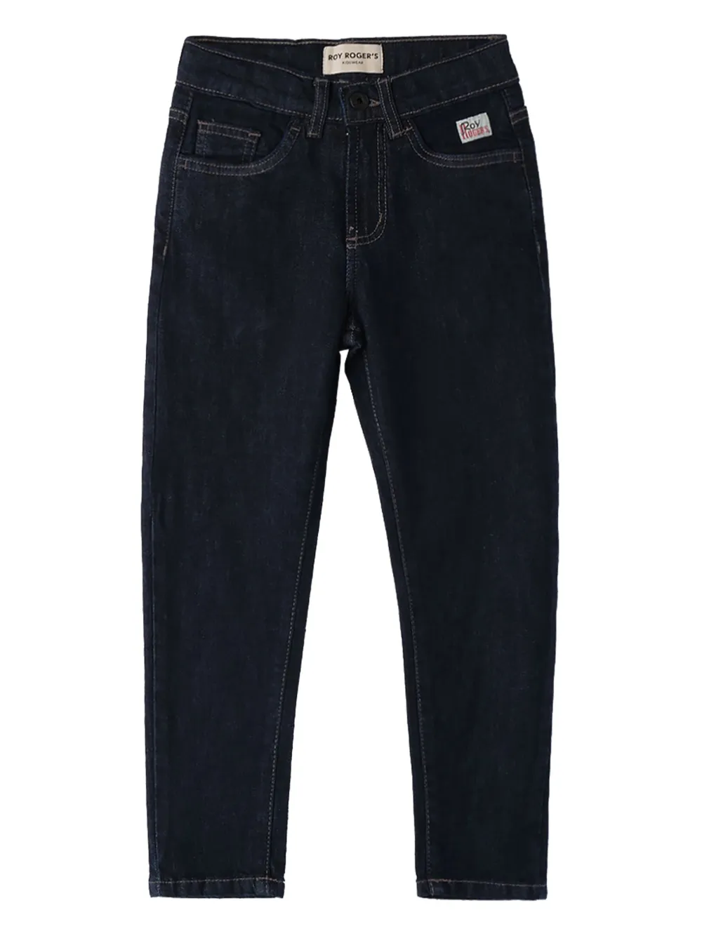 Roy Rogers Logo-patch Jeans In Blue