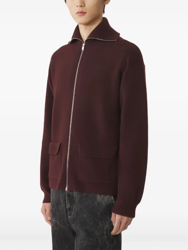 Lanvin ジップアップ カシミアカーディガン | ブラウン | FARFETCH JP
