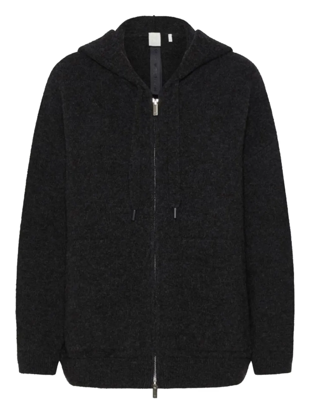 Marella textured zip-up hoodie | Grey | Image 1