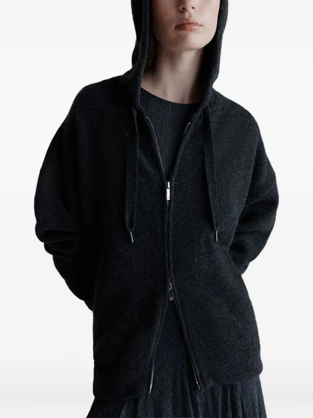 Marella textured zip-up hoodie | Hoodies | Image 2