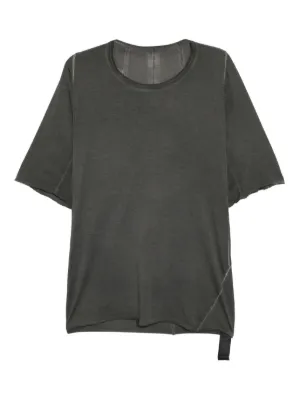 Thom Krom 940 raw-cut double-layer T-shirt | Grey | FARFETCH