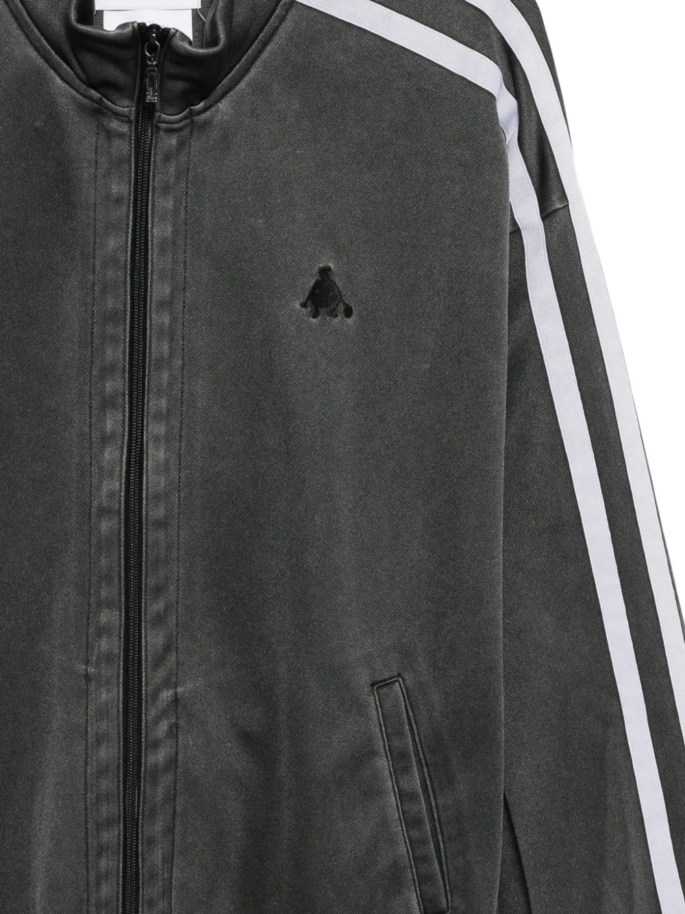 Doublet Faded Track Jacket In Gray