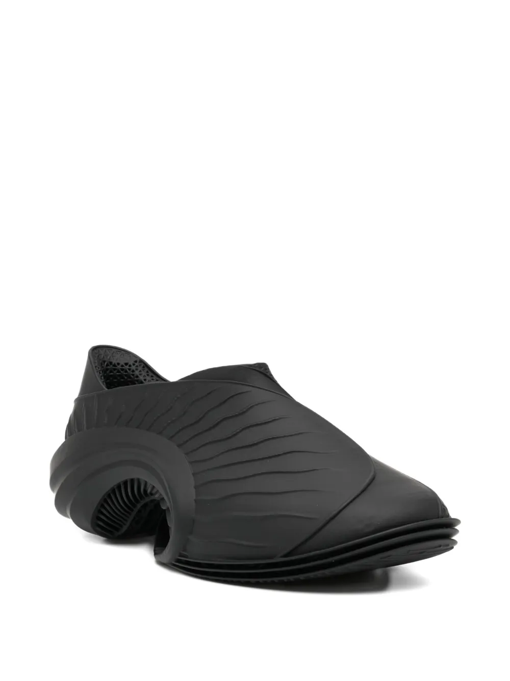 ALIVEFORM Spiralis slip-on trainers Black