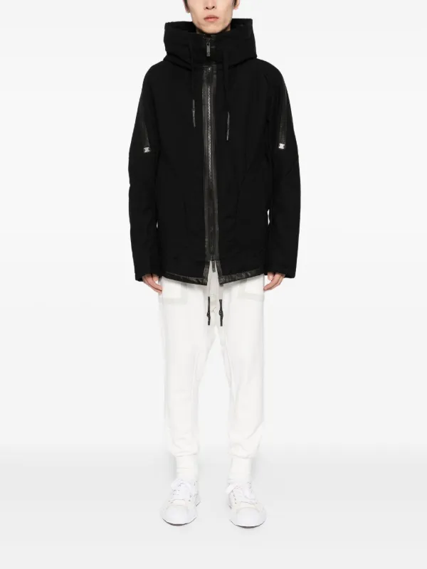 69 zip-up Hooded Jacket | Black | FARFETCH