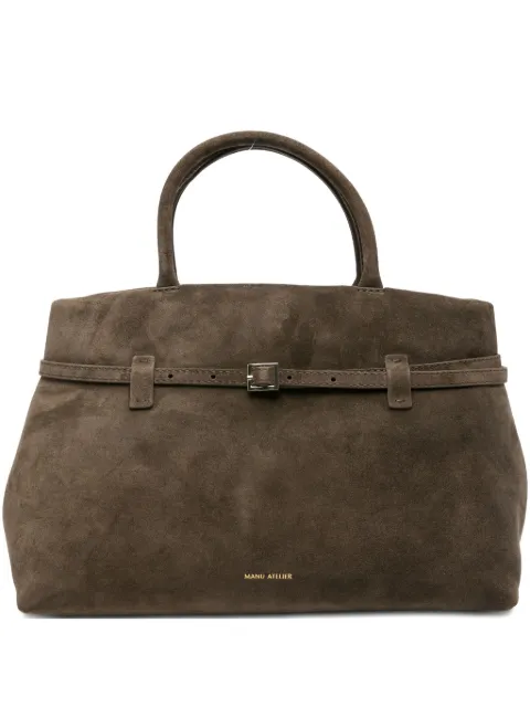 Manu Atelier Le Cambon 35 suede tote bag