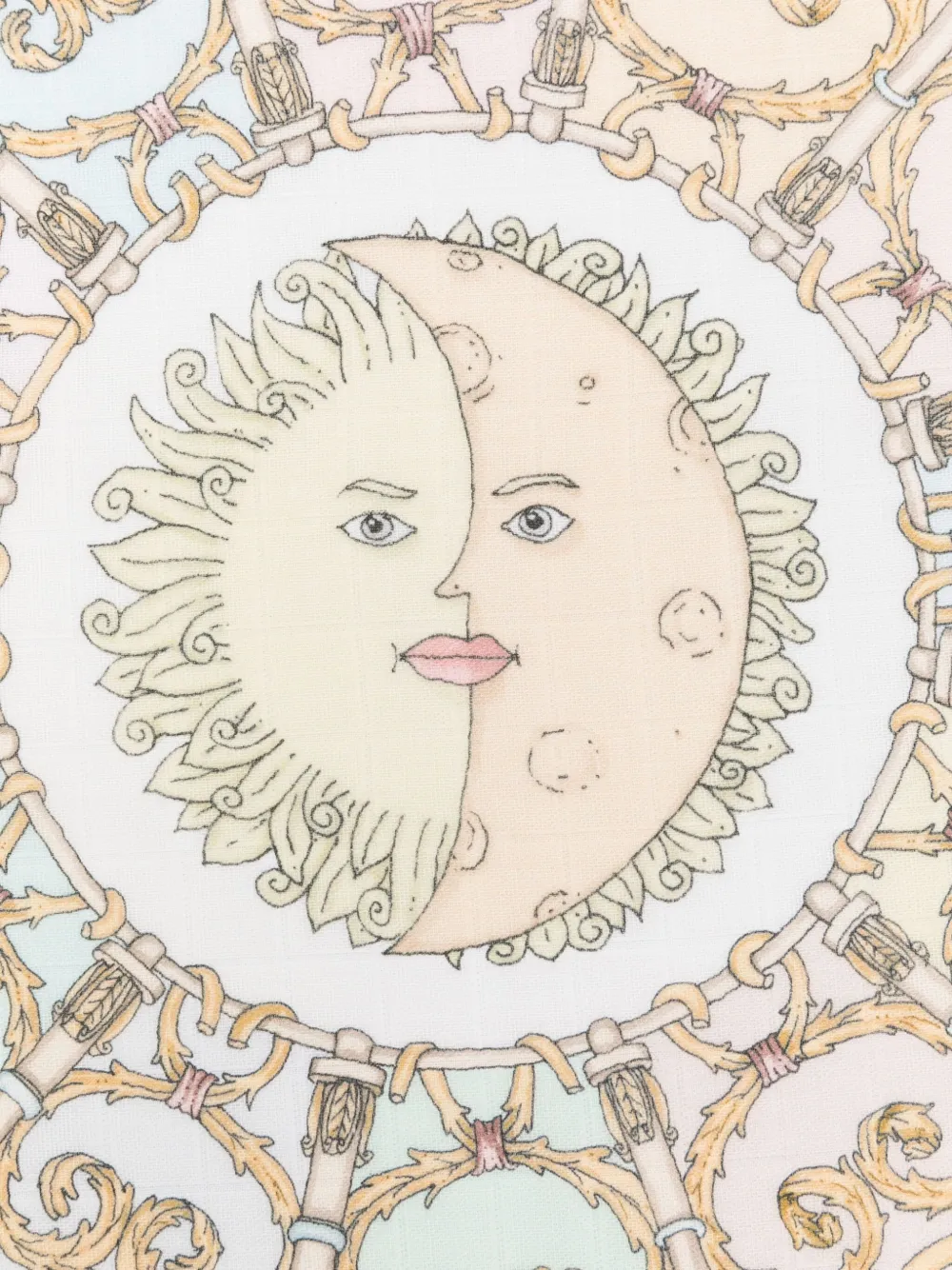 Atelier Choux Zodiac Printed Blanket In Multi
